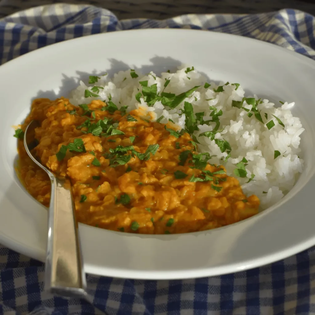 Dahl de lentilles corail